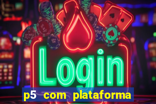 p5 com plataforma de jogos