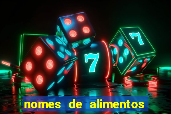 nomes de alimentos em tupi-guarani