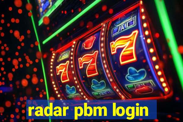 radar pbm login