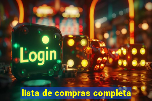 lista de compras completa
