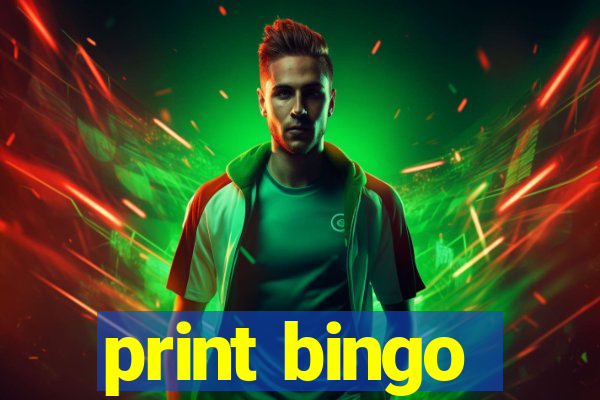 print bingo