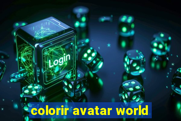 colorir avatar world